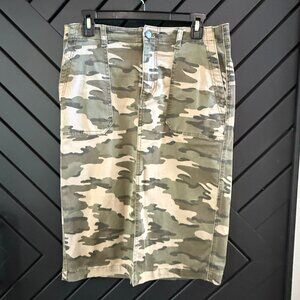 Caslon Camouflage Skirt